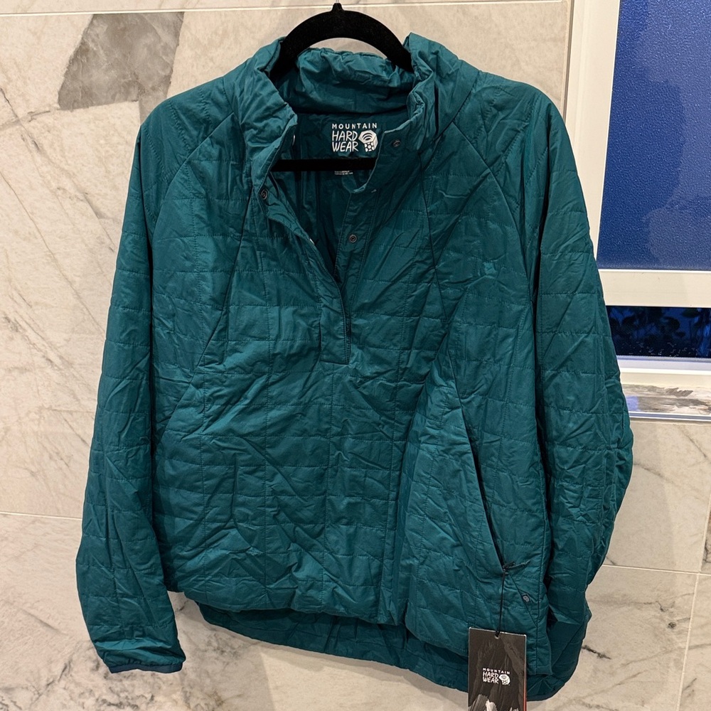 Mountain Hardwear Deep Teal Quilted Jacket